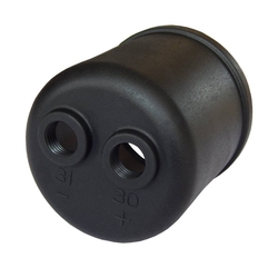 2 x 18.00 mm Double Outlet 180° Angle Grommet (VDA 72594)