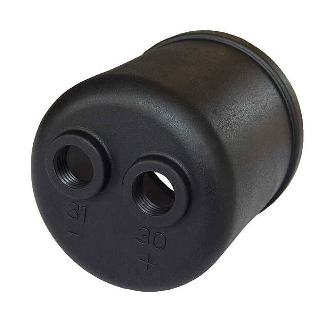 2 x 18.00 mm Double Outlet 180° Angle Grommet (VDA 72594) - 1