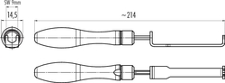 Mounting spanner for panel mount connectors