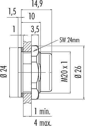Panel Adaptör (arkadan montaj) - 2