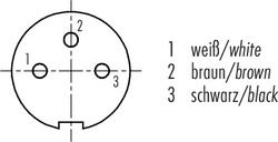 Dişi Panel Tip 3 Kontaklı Konnektör