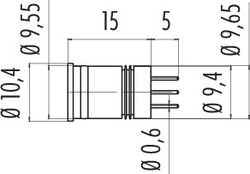 Erkek Kablo Tip 5 Kontaklı Konnektör