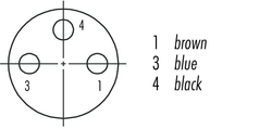 Dişi Panel Tip 3 Kontaklı Konnektör