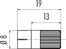 Erkek Kablo Tip 3 Kontaklı Konnektör