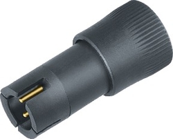 Snap-In IP40 cable connector, Contacts: 3, 2.5 - 4.0 mm, shielding is not possible, solder, IP40