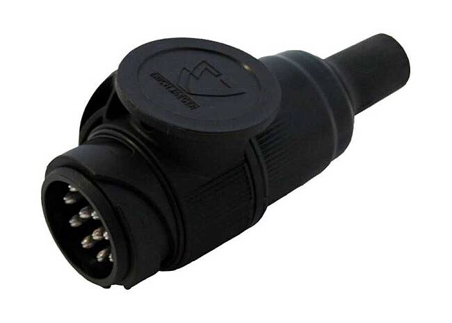 13 Kontak 12 V Kablo Tip Erkek Konnektör (ISO 11446) - 1