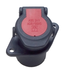 7 Contact 24 V Wall Mounting Connector (ISO 7638-1)