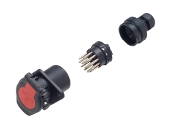 15 Contact 24 V Wall Mounting Female Connector (ISO 12098)