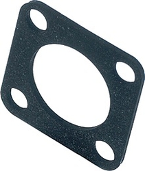 Seal for rectangular flange connector, metal
