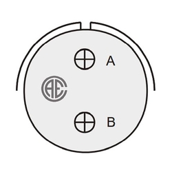 2 Kontak Kablo Tip 180° (Düz) Açılı Dişi Askeri Konnektör (VG 95234)