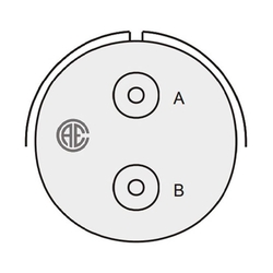 2 Kontak Kablo Tip 180° (Düz) Açılı Erkek Askeri Konnektör (MIL-DTL-5015)