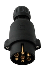 7 Contact 12 V Plug Connector (ISO 1724 - Type N)