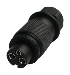 3 Contact 6 - 24 V Plug Female Connector (DIN 9680 - similar)