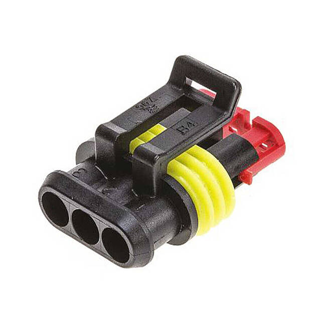AMP Superseal 1.5 Series 3 Contact Plug Female Connector - 1