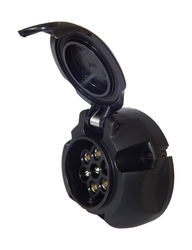 Erich Jaeger - 7P/12 V Socket Housing (ISO 1724 - Type N) Erich Jaeger - 7P/12 V Socket Housing (ISO 1724 - Type N)