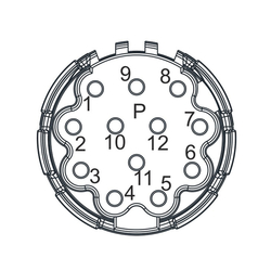 623 Series 12 Contact P Coding Insert