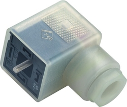 Size A female connector (panel mount), Contacts: 3+PE, 6.0 - 8.0 mm, not shielded, screw clamp, IP40 without seal, VDE, ESTI+