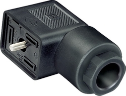 Size B (industry) female connector (panel mount), Contacts: 2+PE, 3.0 - 10.0 mm, not shielded, screw clamp, IP40 without seal, UL, ESTI+, VDE
