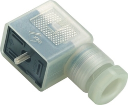 Size B (industry) female connector (panel mount), Contacts: 2+PE, 6.0 - 8.0 mm, not shielded, screw clamp, IP40 without seal, VDE, ESTI+