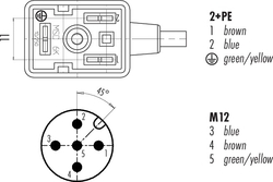 M18, Seri 220 İçin B(industry) Size Valf Konnektörü