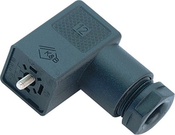 Size C (DIN EN 175301-803) female connector (panel mount), Contacts: 3+PE, 4.0 - 6.0 mm, not shielded, IP40 without seal, ESTI+, VDE