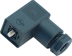 Size C (industry) female connector (panel mount), Contacts: 3+PE, 4.0 - 6.0 mm, not shielded, screw clamp, IP40 without seal