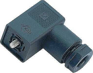 Size C (industry) female connector (panel mount), Contacts: 3+PE, 4.0 - 6.0 mm, not shielded, screw clamp, IP40 without seal - 1