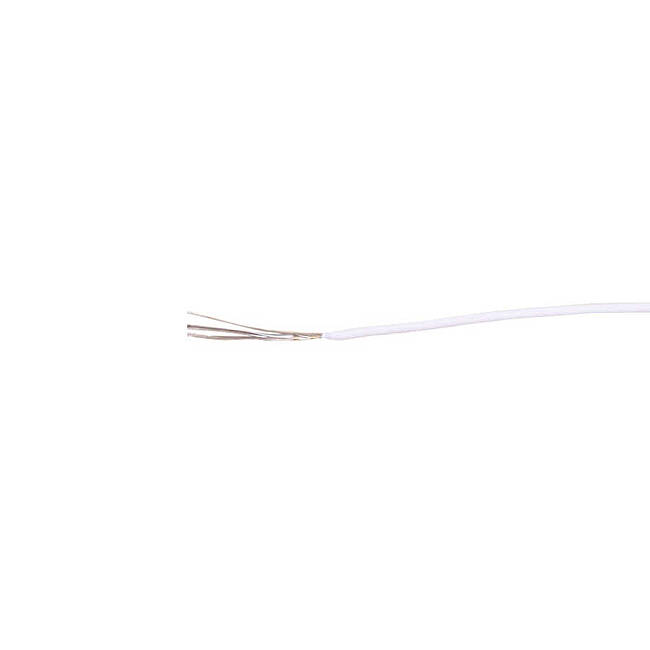 18 Awg Tek Damar Beyaz Kablo - 1