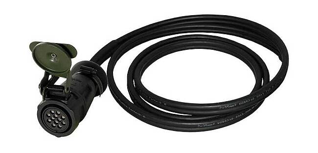12 Contact 24 V with 2.20 Meter Cable Female Connector (VG 96927-22) - 1