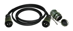 2 Contact 24 V with 3.50 Meter Cable Male Connector (Nato: 6150-12-309-8025)