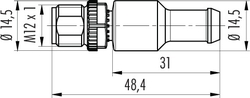 Erkek Tip Sonlandırıcı 5 Kontaklı