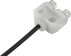 M8 double distributor box, Contacts: 3, not shielded, moulded on cable, IP68, UL listed, M12x1.0