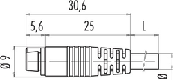 Dişi Kablolu Tip 3 Kontaklı Konnektör