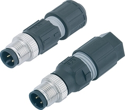 M12-A cable connector, Contacts: 4, 4.0 - 8.0 mm, not shielded, cutting clamp, IP67