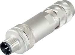M12-A cable connector, Contacts: 5, 5.0 - 8.0 mm, shieldable, screw clamp, IP67, UL