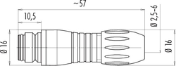 Dişi Panel Tip 8 Kontaklı Konnektör