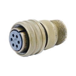 6 Contact Plug 180° Straigth Male Military Connector (MIL-DTL-5015)