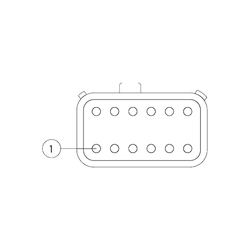 AT Series 12-Way Plug Female Connector