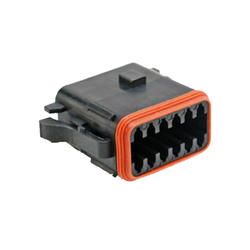 AT Series 12-Way Plug Female Connector (B Key)