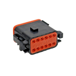 AT Series 12-Way Plug Female Connector (B Key)