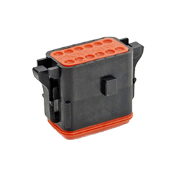 AT Series 12-Way Plug Female Connector (B Key)