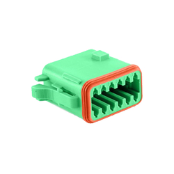 AT Series 12-Way Plug Female Connector (C Key)