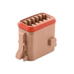 AT Series 12-Way Plug Female Connector (D Key)