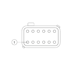 AT Series 12-Way Plug Female Connector (D Key)