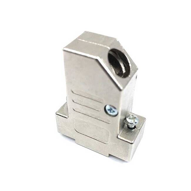 Size 1 Metal 45° Angled D-Sub Backshell - 1