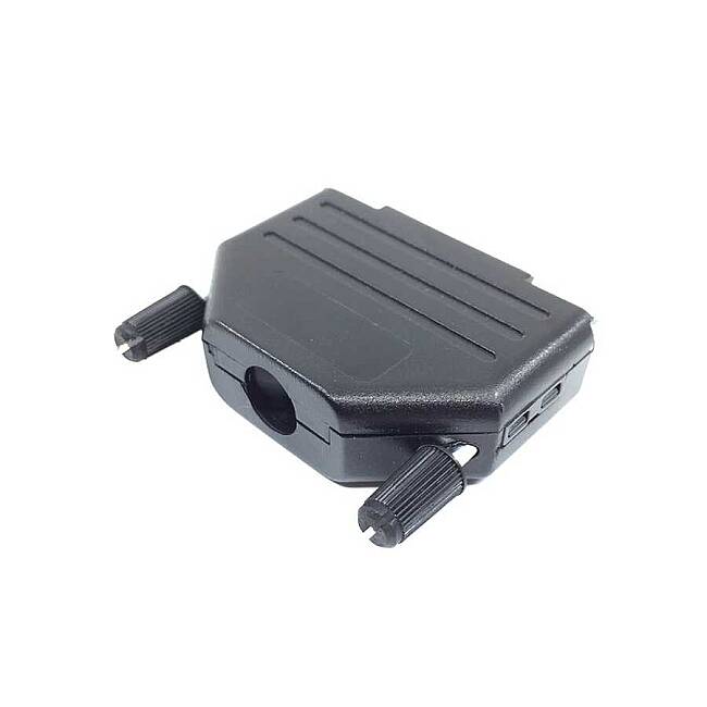 Size 2 Plastic 180° (Straigth) Angled D-Sub Backshell - 2