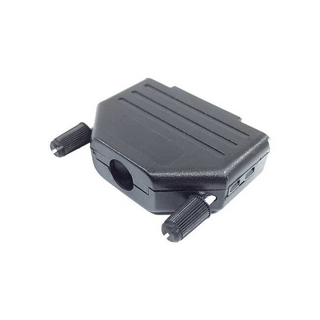Size 3 Plastic 180° (Straigth) Angled D-Sub Backshell - 2