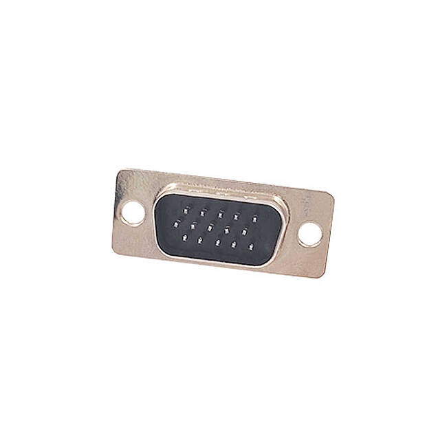15 Contact 2 Size Male D-Sub Connector - 1