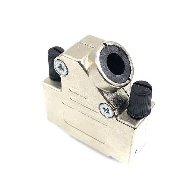 Size 2 Metal 45° Angled D-Sub Backshell - 1