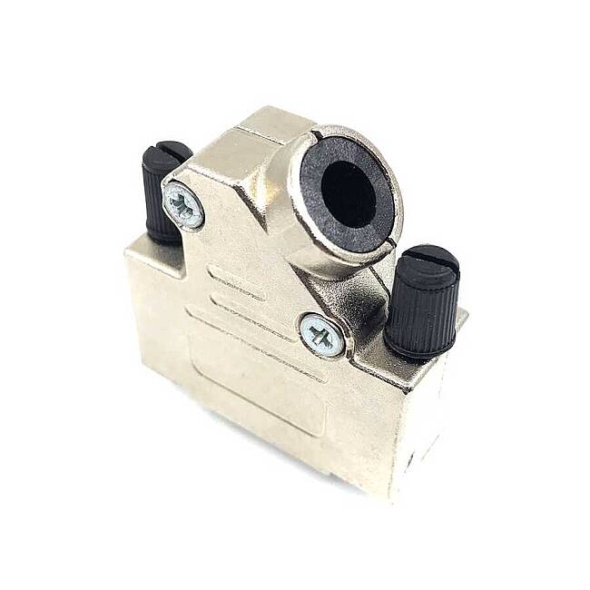 Size 3 Metal 45° Angled D-Sub Backshell - 1